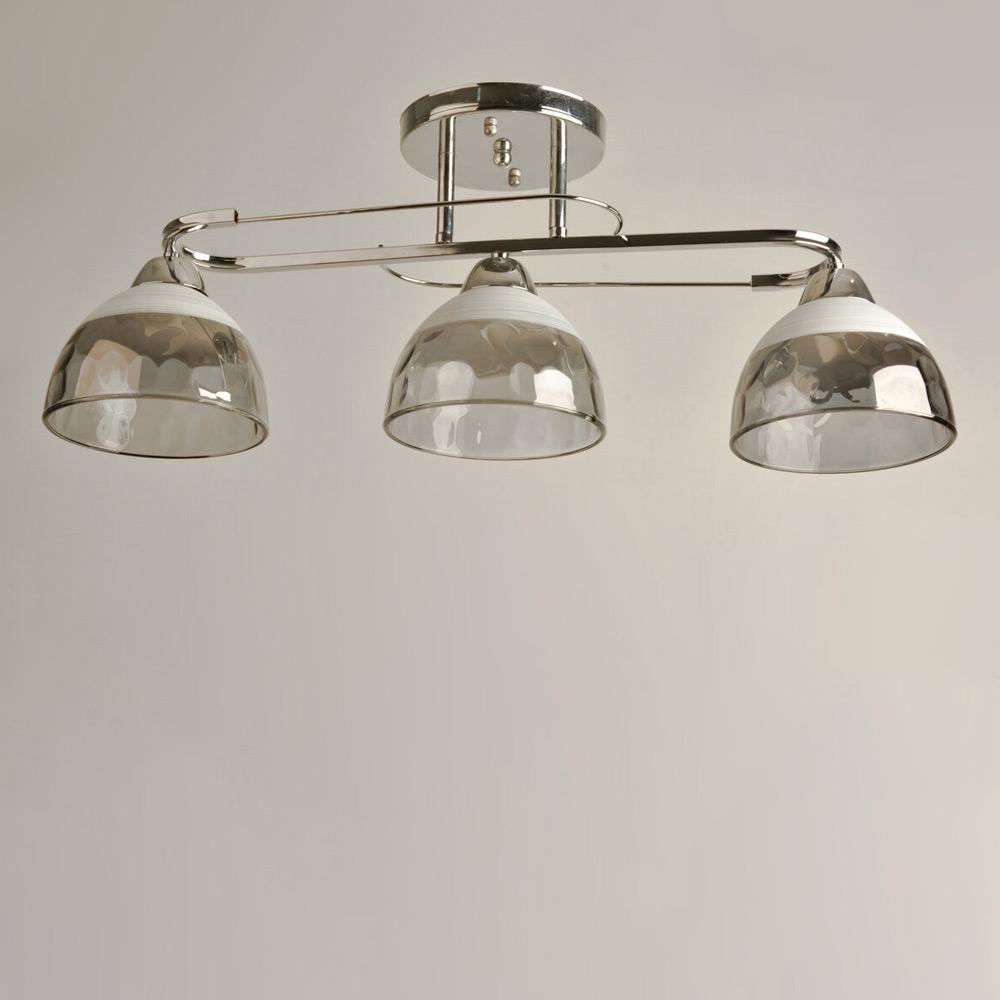 Люстра потолочная Light House SRS-19052/3 Хром/Белый/Серый 