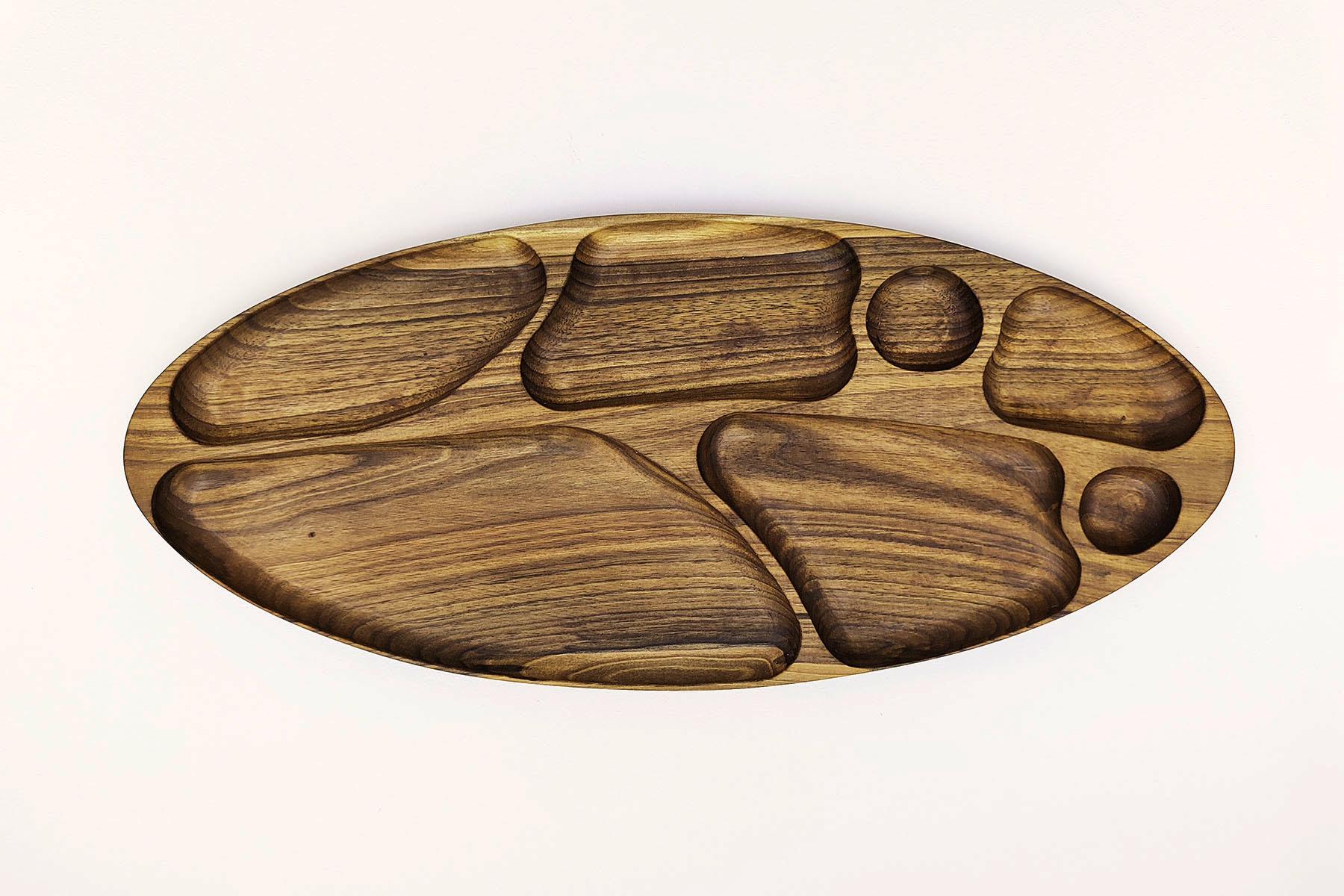 Менажниця горіх 51,5х22,5 (МГ-2701) - фото 1 Менажниця горіх 51,5х22,5 (МГ-2701) - фото 1