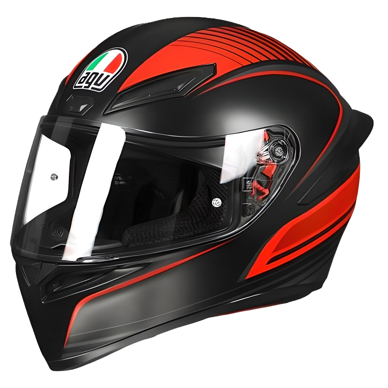 Мотошолом AGV K1 Warmup S Black/Red