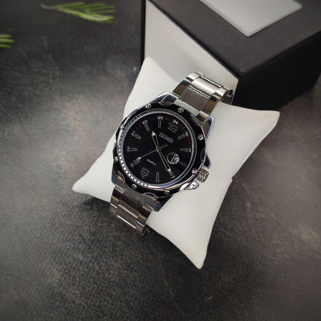 Часы наручные мужские Skmei кварцевые наручные Black (0992) - фото 2 Часы наручные мужские Skmei кварцевые наручные Black (0992) - фото 2