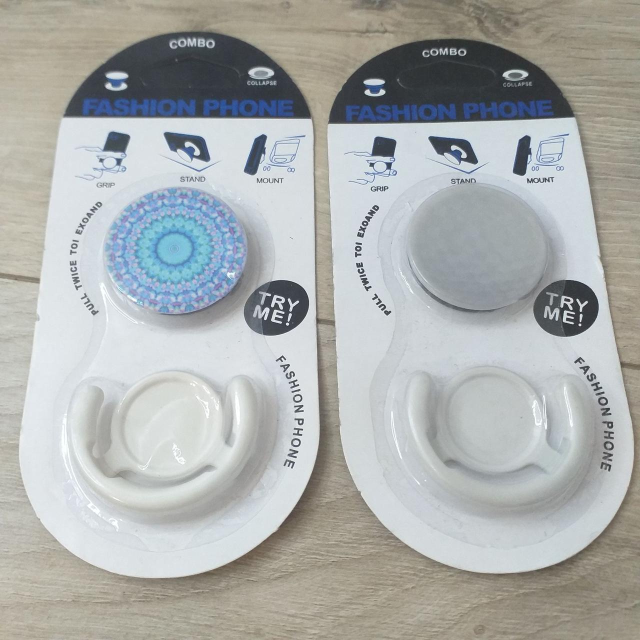 Попсокет держатель Fashion для 3D Combo 2 шт./1 уп. (KG-10560) Попсокет держатель Fashion для 3D Combo 2 шт./1 уп. (KG-10560)