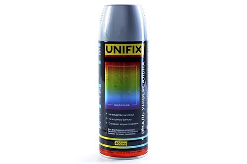 Эмаль универсальная акриловая Unifix 400 мл Серебрянный глянец (79471)