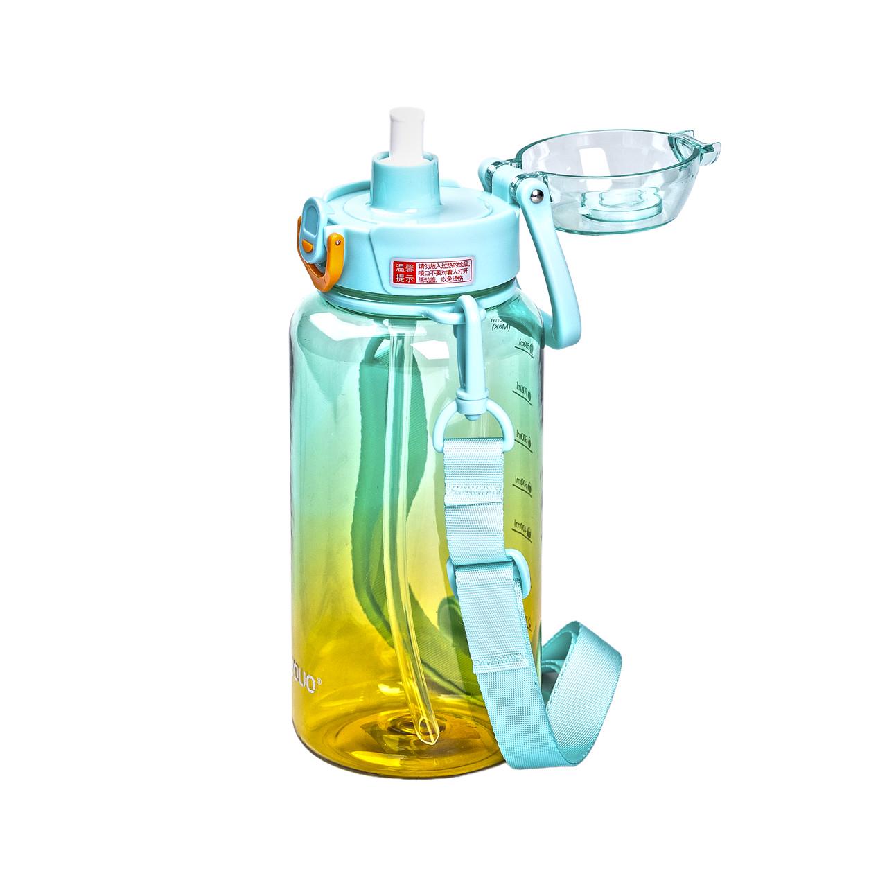 Пляшка для води з мундштуком 1 л М'ятний (5498) - фото 5 Пляшка для води з мундштуком 1 л М'ятний (5498) - фото 5