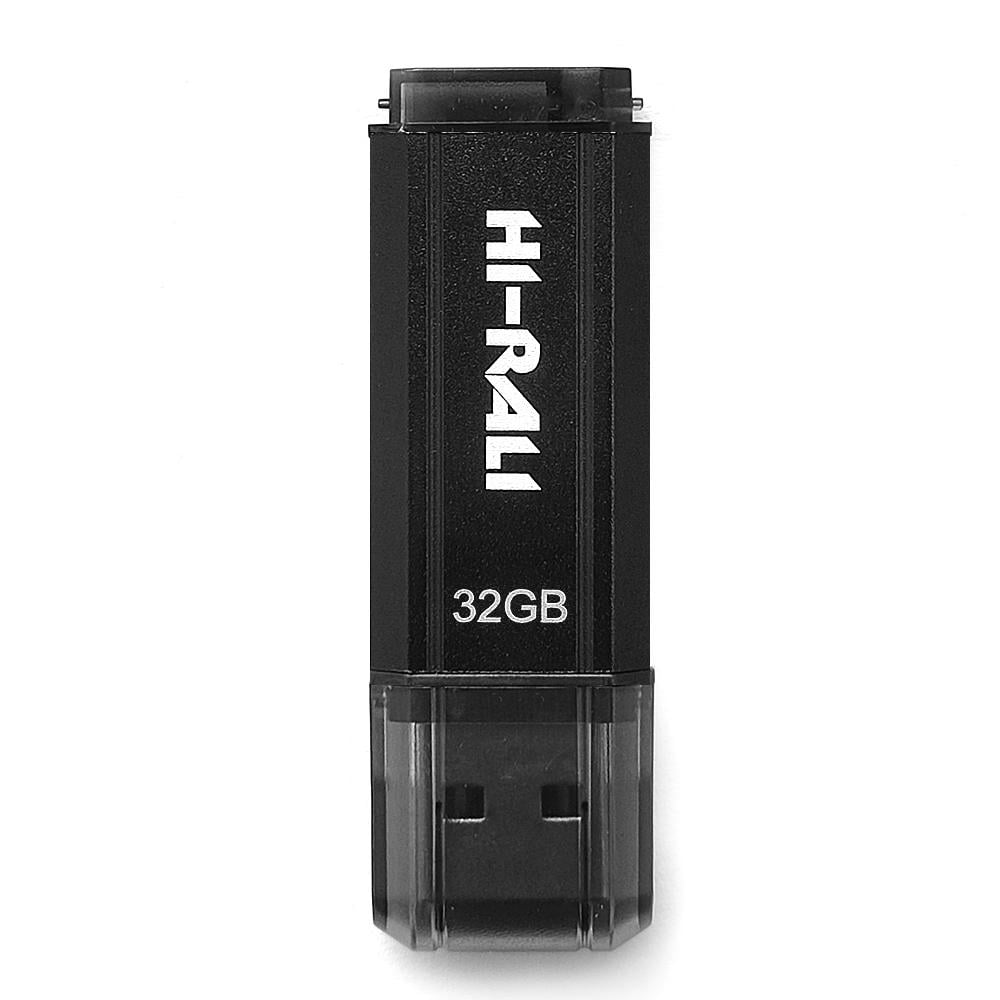 Флешка Hi-Rali Stark 32 ГБ USB 2.0 Type-A Чорний (629589)