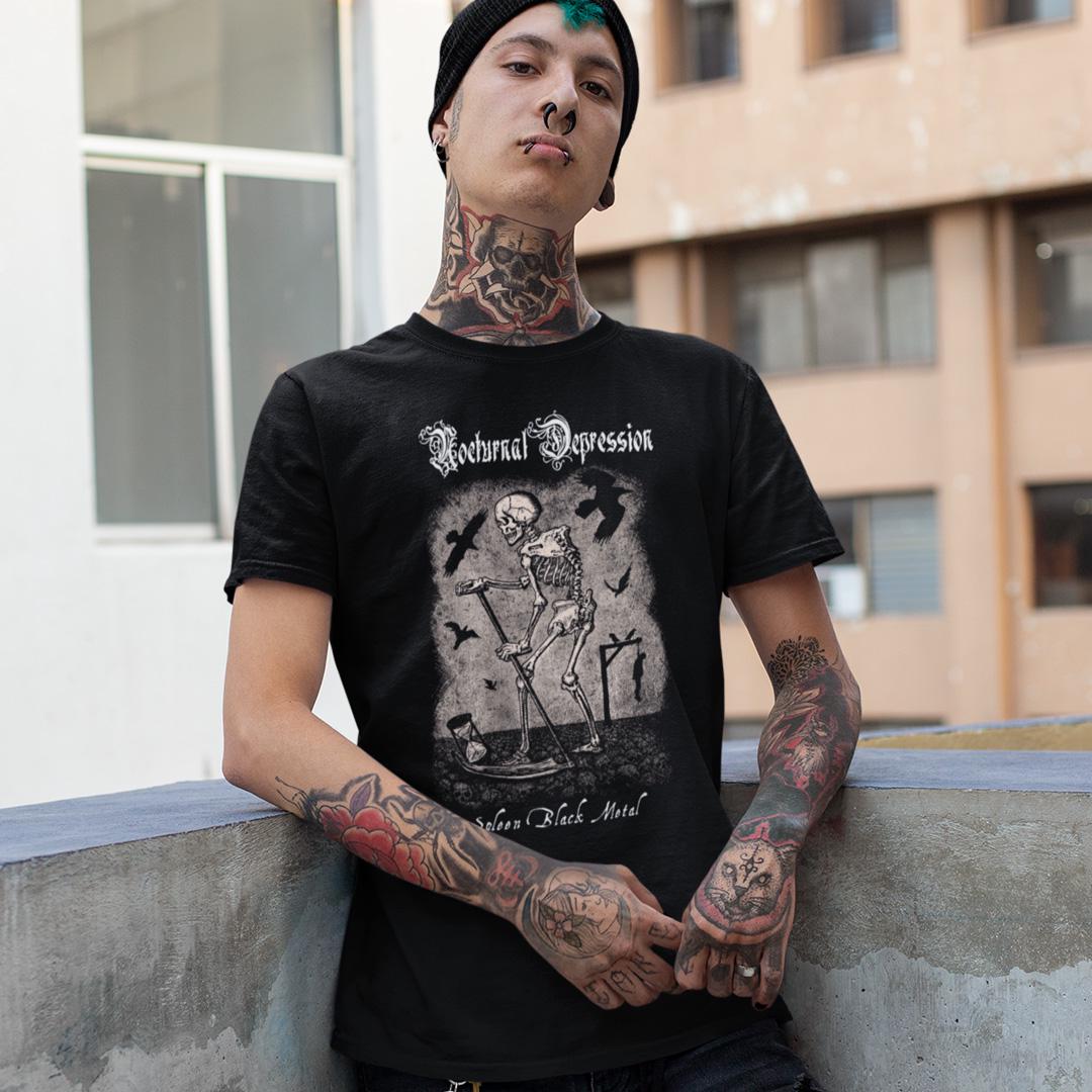 Футболка унисекс Nocturnal Depression Spleen Black Metal 3XL Черный (00000002400)