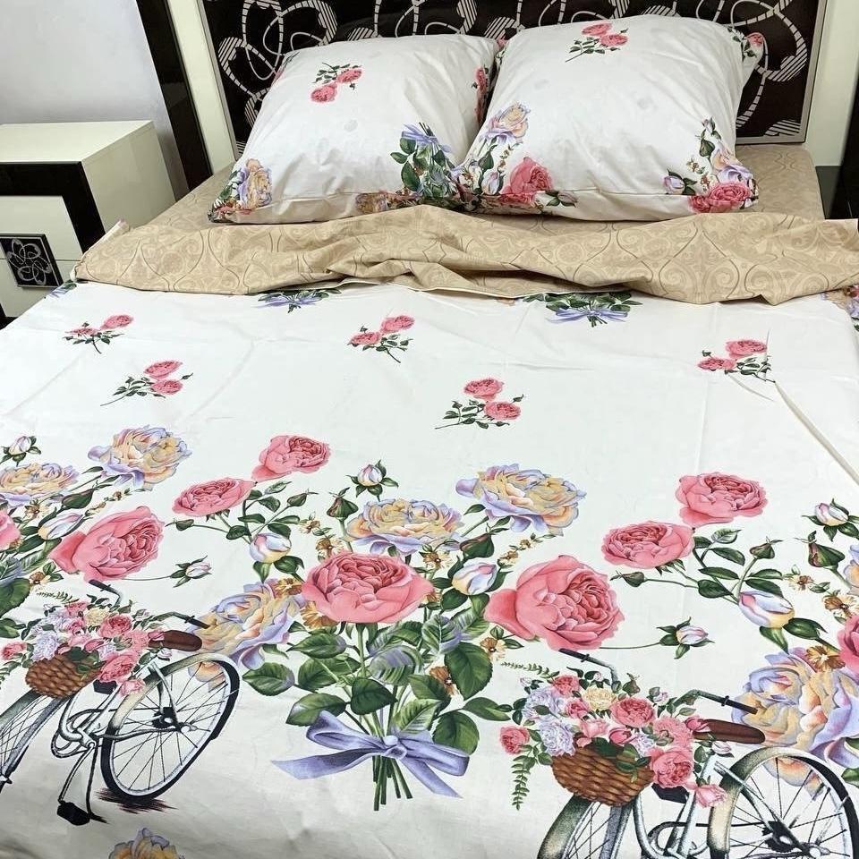 Комплект постільної білизни Vital Textile Голд Люкс бязь полуторний 150х220 см (BL1.5-607)