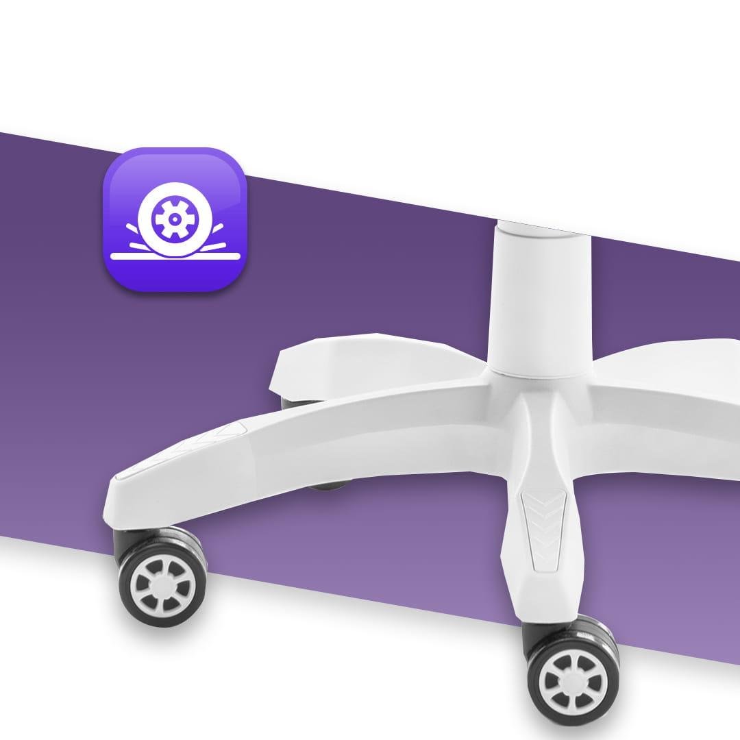 Крісло комп'ютерне Hell's Rainbow тканина Violet/Mint (2616427394) - фото 5 Крісло комп'ютерне Hell's Rainbow тканина Violet/Mint (2616427394) - фото 5