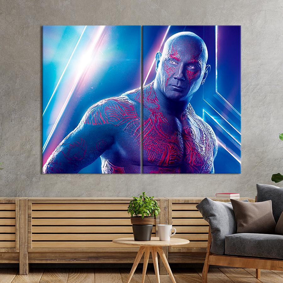 Настенний декор Супергерой Дракс Мстители Финал 71x51 см (A27-2)