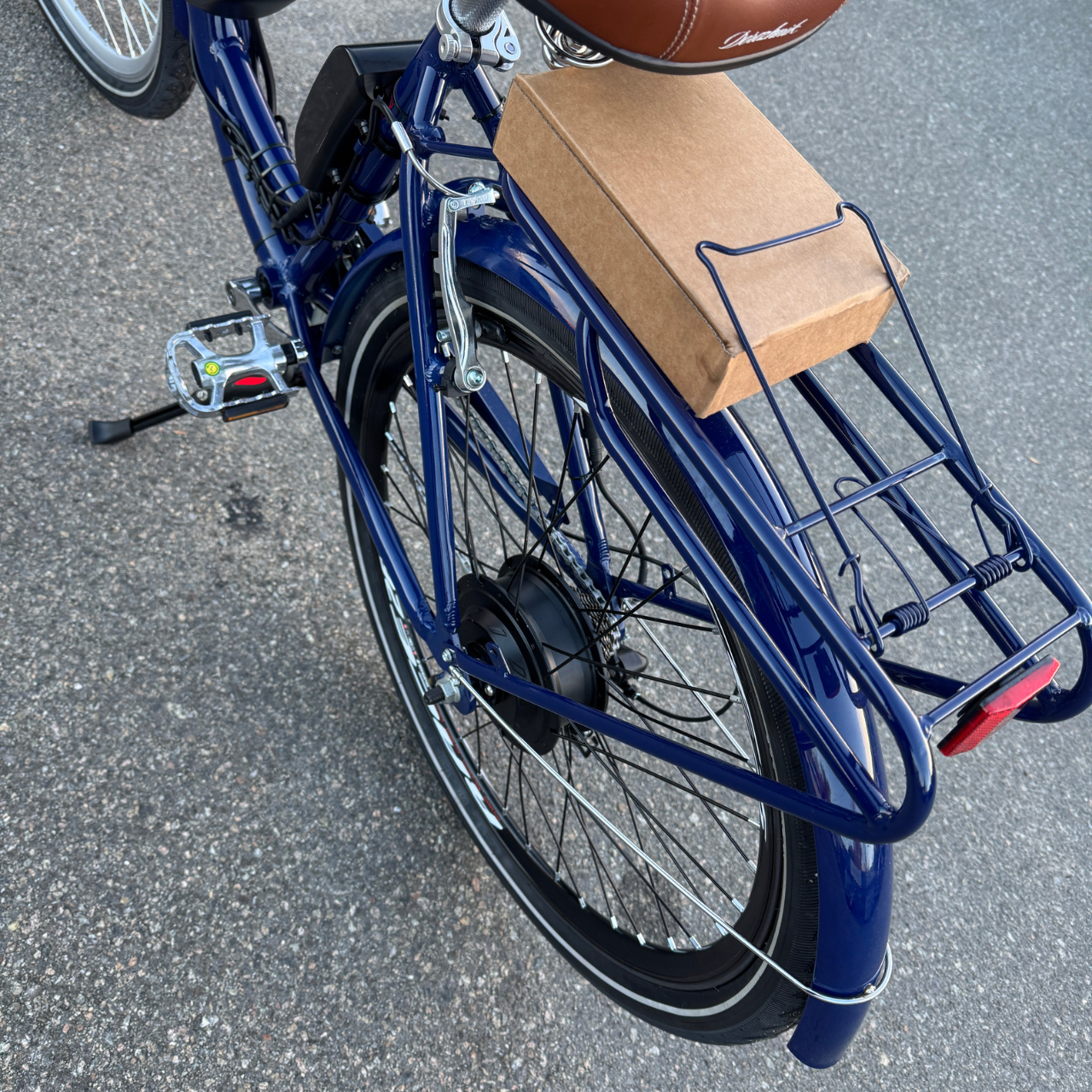 Велосипед з електроприводом AL Dorozhnik eRUBY DD FR 26" рама-17" 36B 15Ахч 500 Вт 50 км запас ходу з амортизаційною вилкою - фото 4