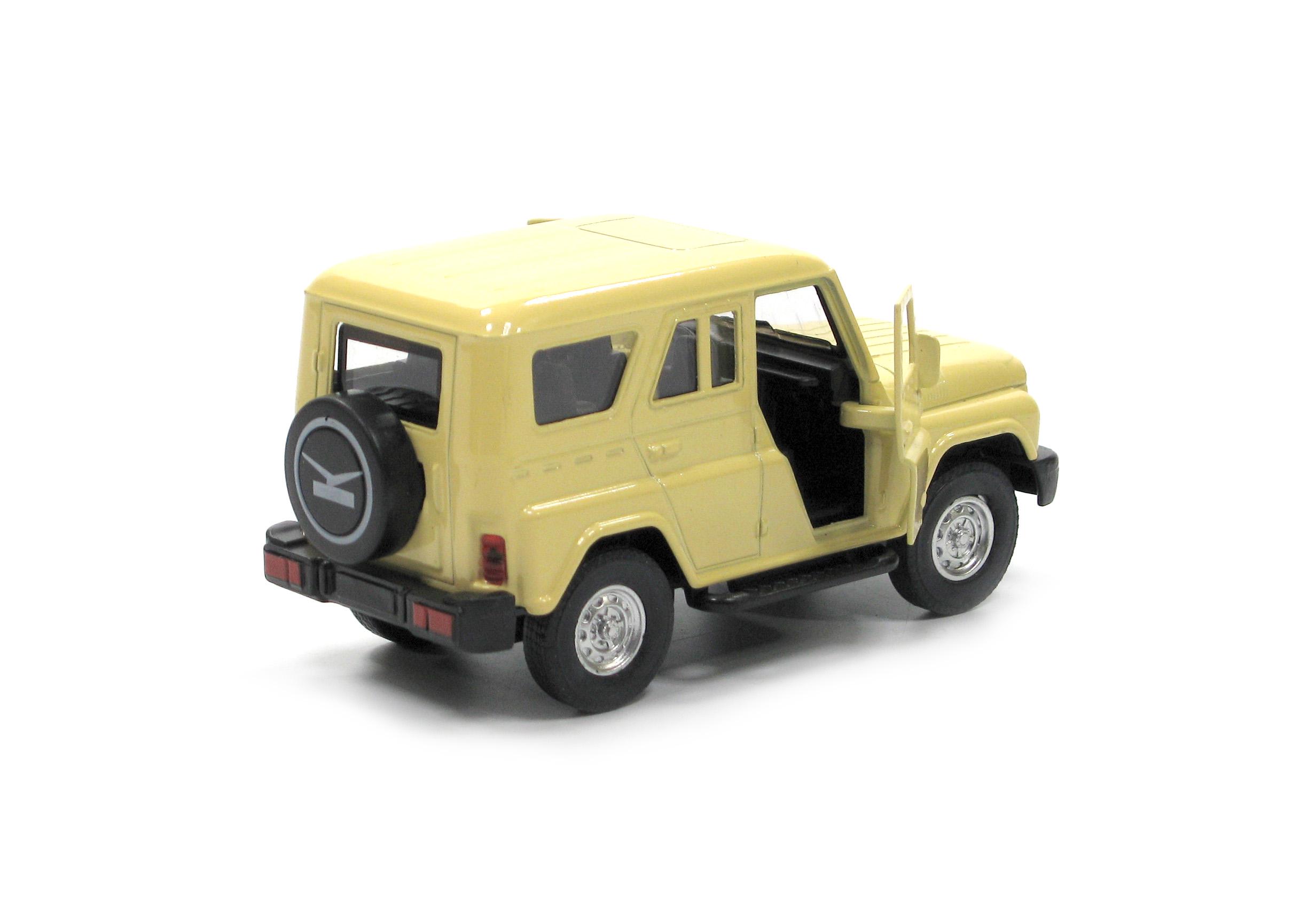 Модель металлическая Автопром Hunter 1:32-36 (3277 Beige) - фото 4 Модель металлическая Автопром Hunter 1:32-36 (3277 Beige) - фото 4