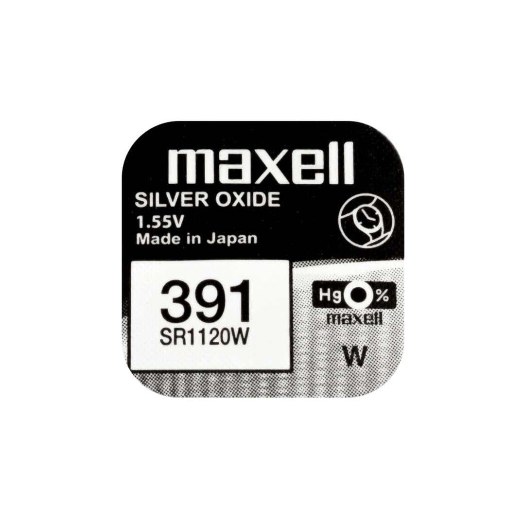 Батарейка MAXELL SR1120W/391 1 шт. (4902580132057)