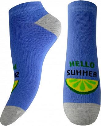 Носки женские демисезонные Легка хода 5418 спортивные р. 23 Голубой