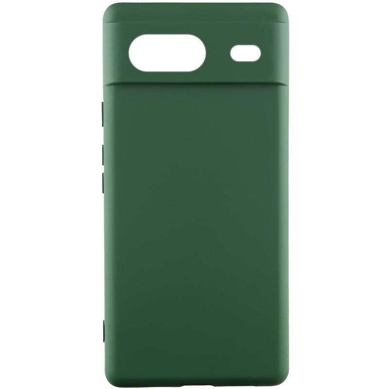 Противоударный чехол Silicone Cover Lakshmi (A) для Google Pixel 7 Зеленый / Dark green