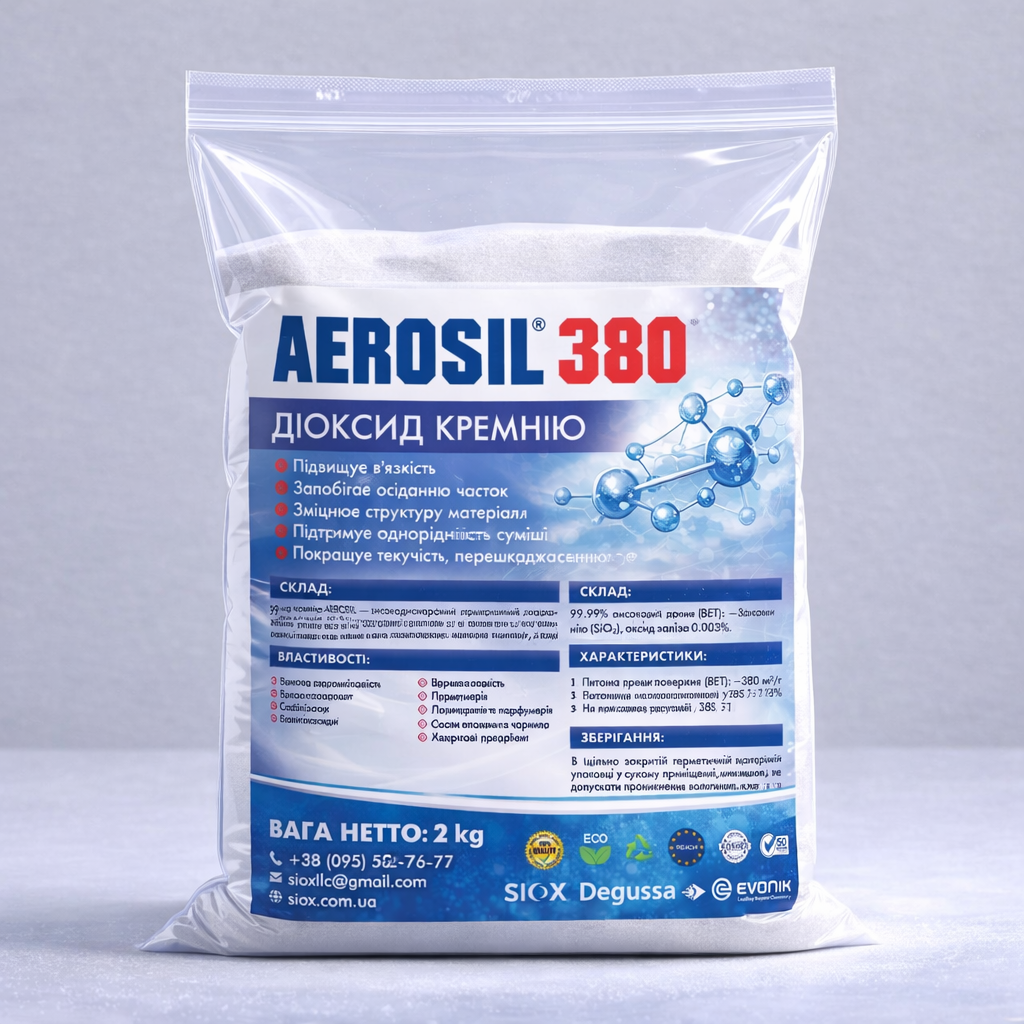 Диоксид кремния SIOX&Evonik AEROSIL 380 2 кг (35425446)