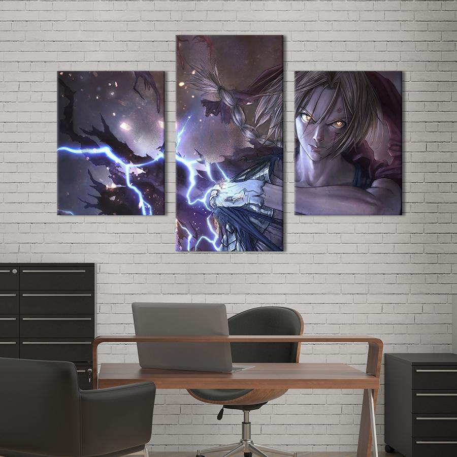 Картина для интерьера Edward Elric, Fullmetal Alchemist 141x90 см (709-32)