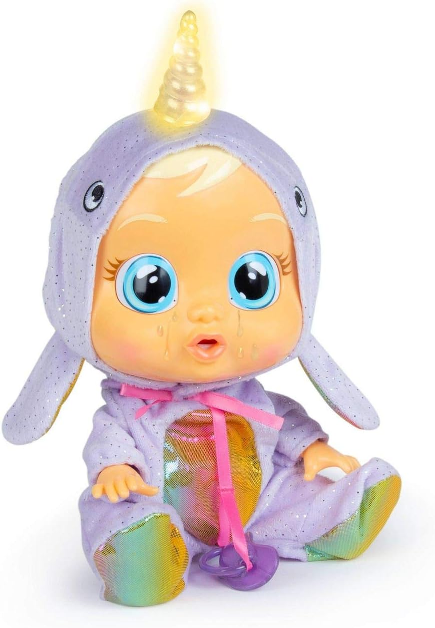 Пупс плакса Cry Babies Narvie Narwhal Baby Doll Real Tears! Ріг світиться (2443150027)