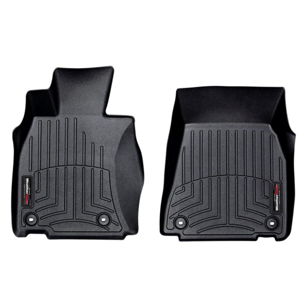 Коврики в салон WeatherTech для Subaru Legasy 2003-09 резиново-пластиковые задние с бортиком Черный (440832)