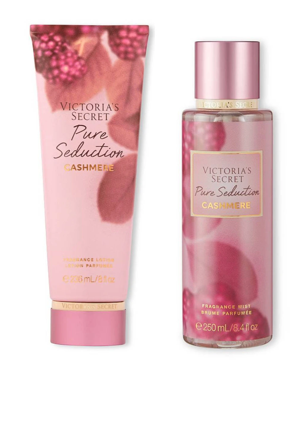 Подарунковий набір Victoria's Secret Pure Seduction Cashmere спрей 250 мл та лосьйон 236 мл (18804303) - фото 1