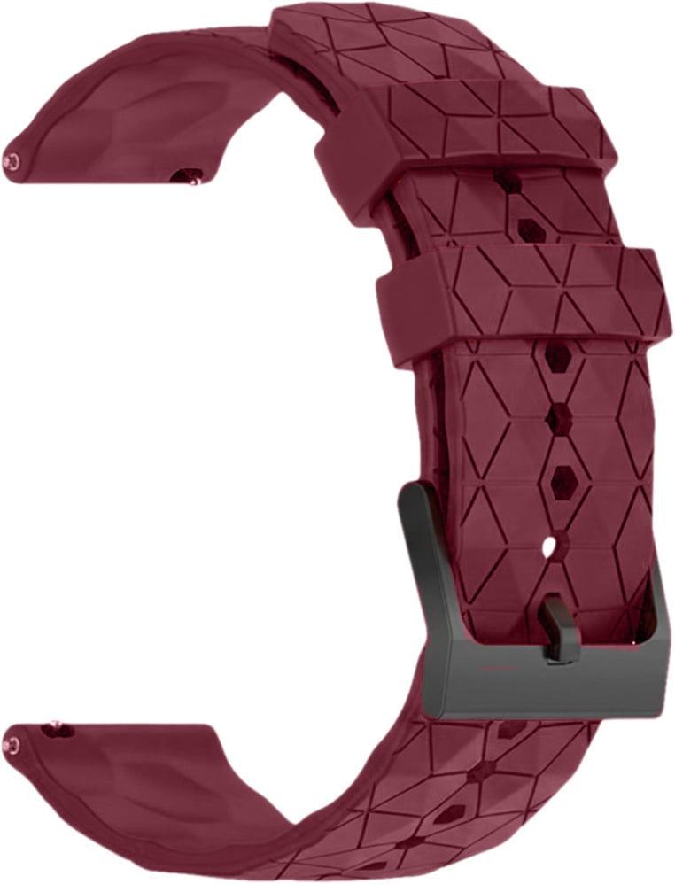 Ремешок силиконовый Lunor для Amazfit Cheetah Square Wine (41693-42)
