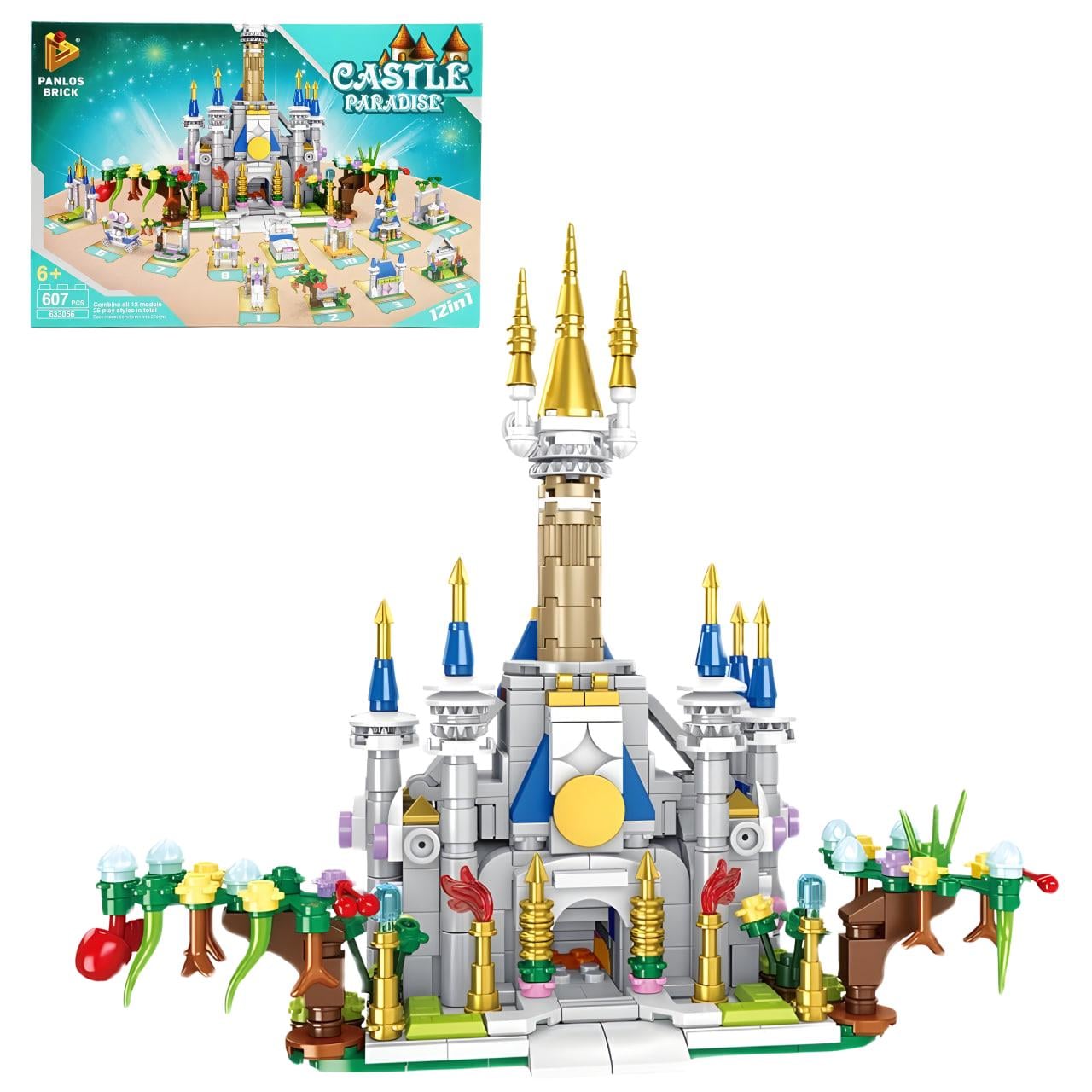 Конструктор Замок принцессы 12в1 607 дет. (633056) Конструктор Замок принцессы 12в1 607 дет. (633056)