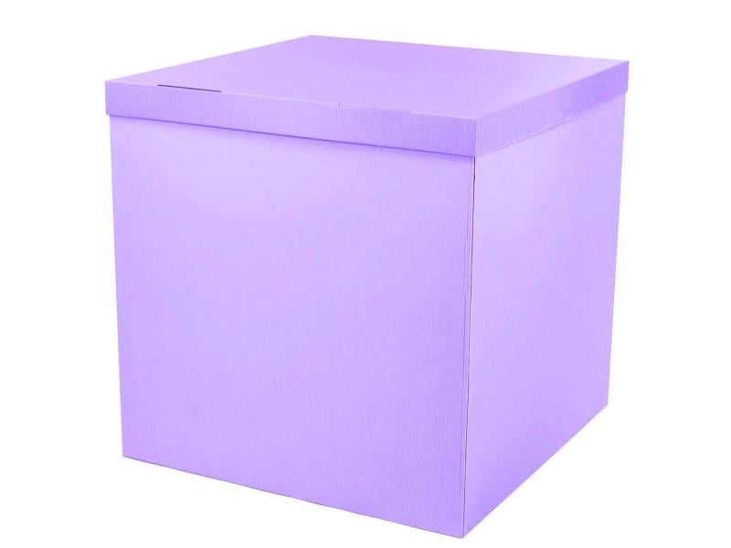 Коробка подарочная сюрприз 50х50х50 см Сиреневый