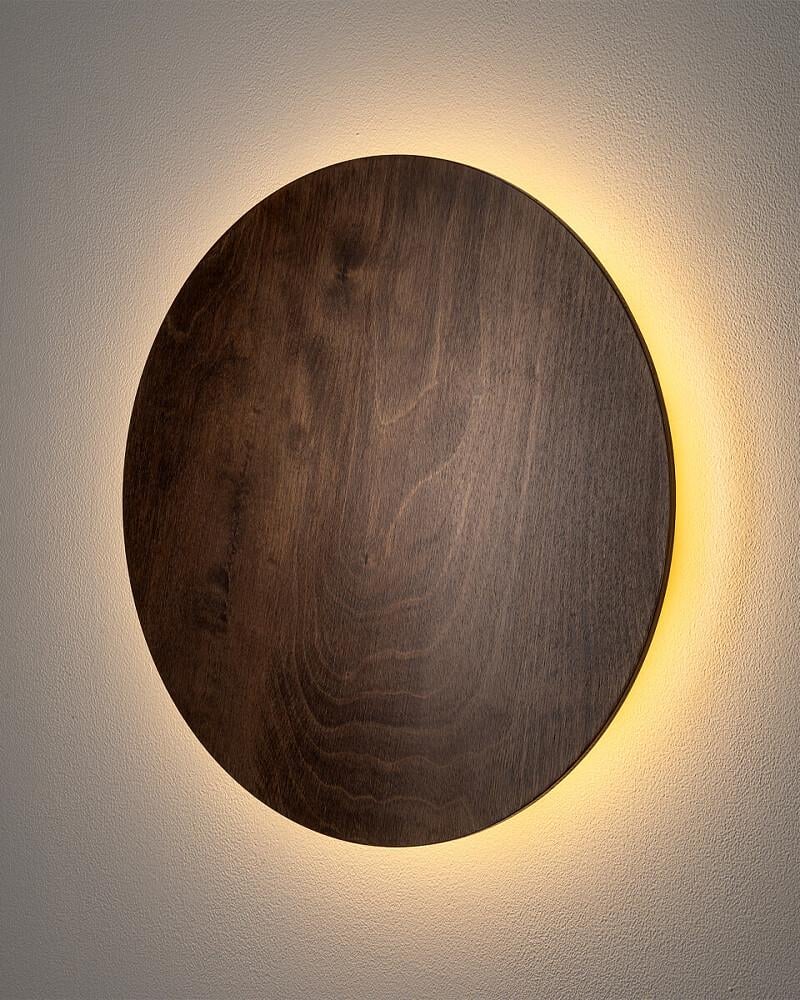 Світильник Nowodvorski 11291 Ring Timber Led L 1x13W 3000K 160Lm IP20 Brown (22344908) - фото 4