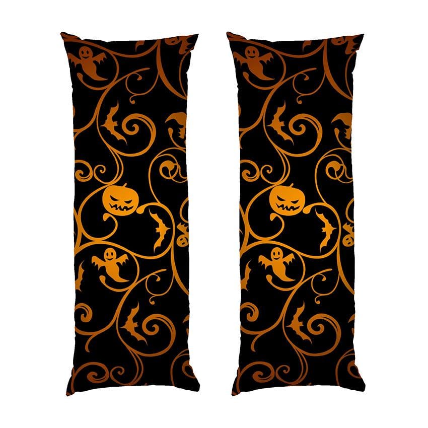 Подушка дакимакура Halloween Beautiful pattern габардин 120х40 см (113113-1)
