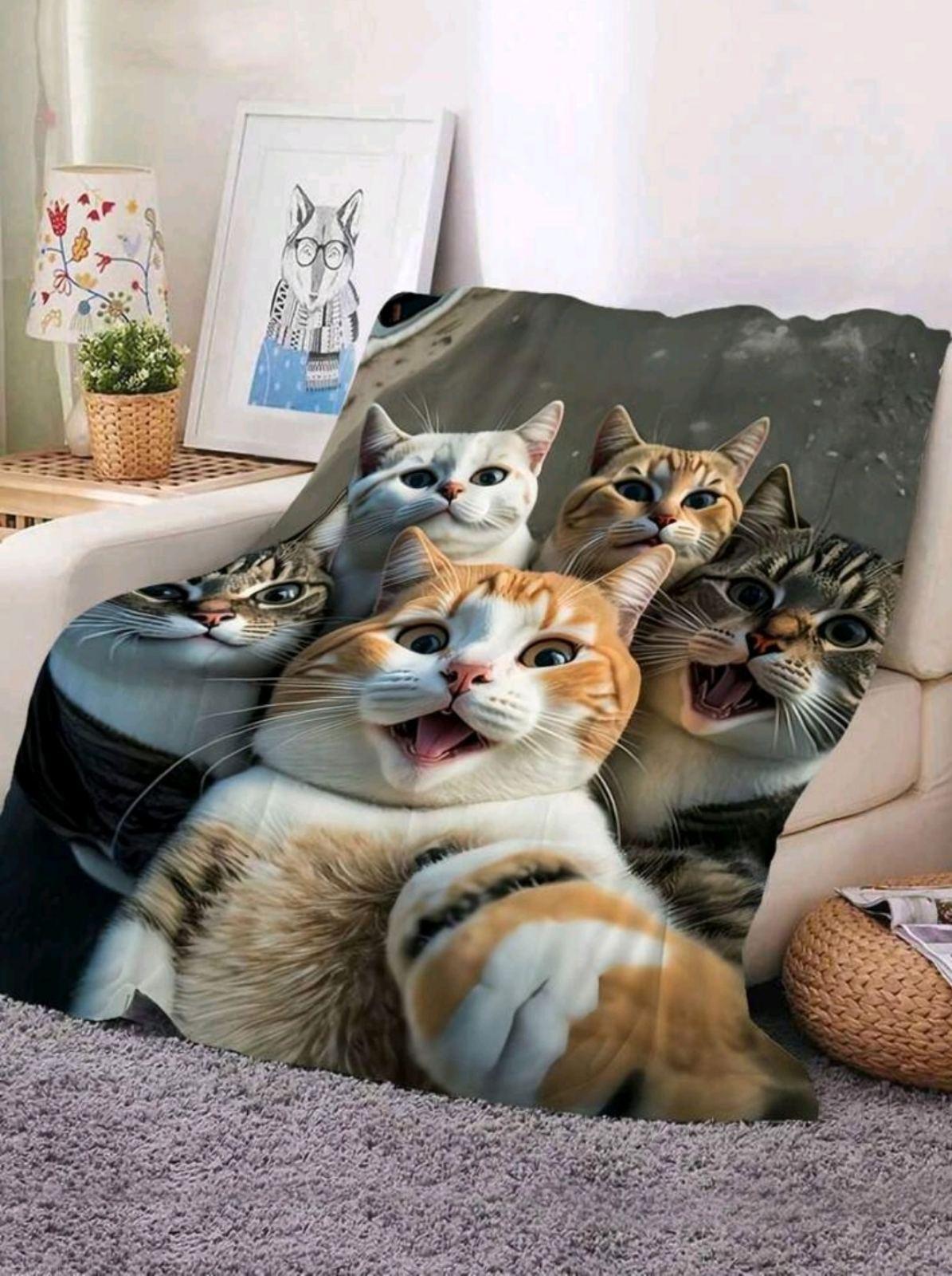 Плед-покривало New House 100х150 см Різнокольоровий (26922776)