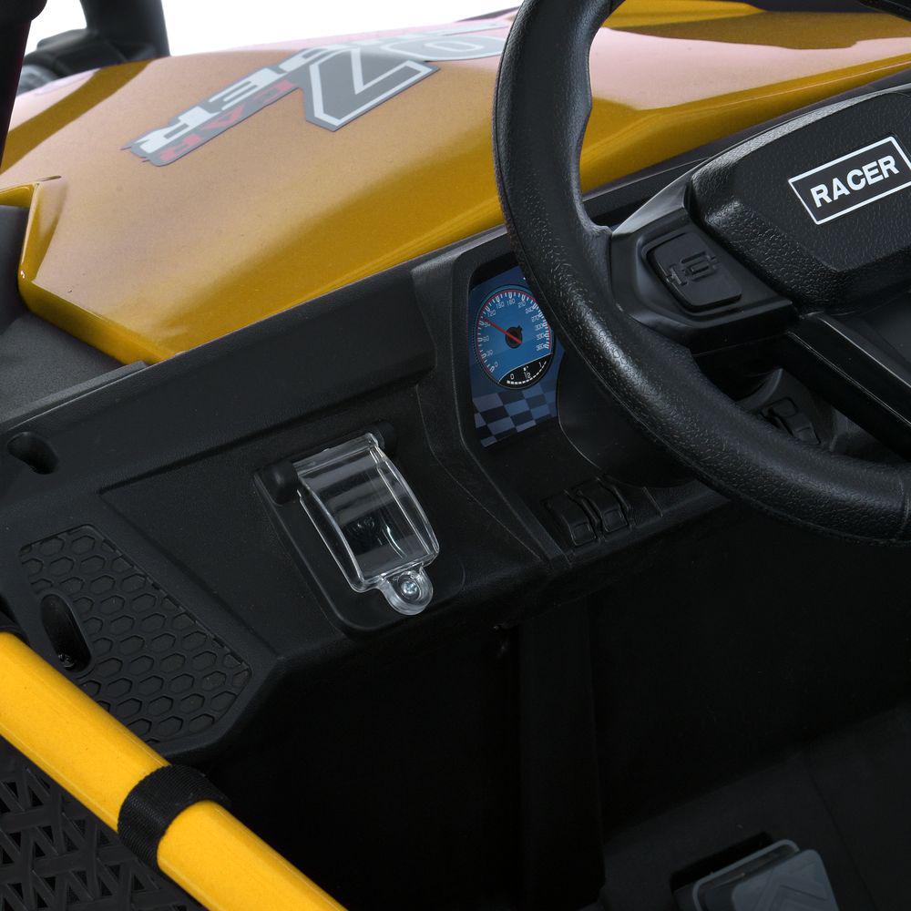 Детский электромобиль двухместный Bambi Jeep M 6207EBLR 4W Желтый - фото 7 Детский электромобиль двухместный Bambi Jeep M 6207EBLR 4W Желтый - фото 7