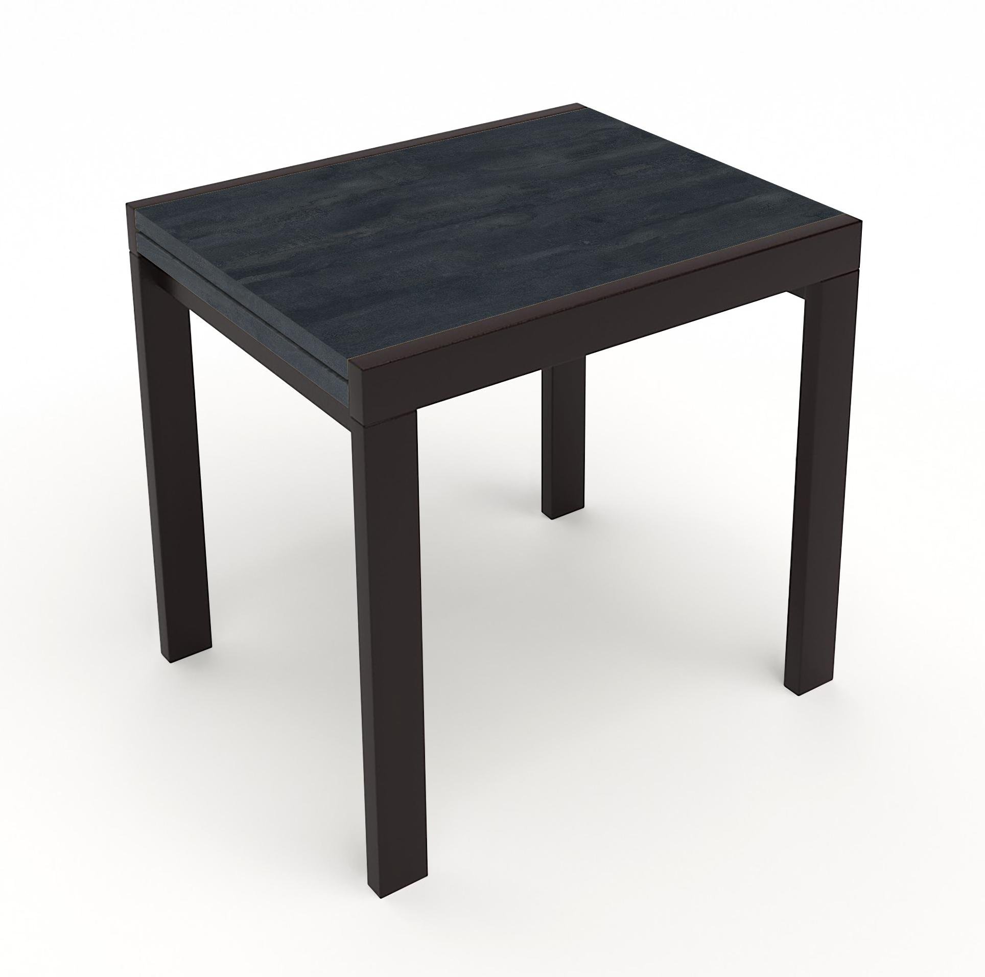 Стол обеденный раскладной Fusion furniture Слайдер 815 Венге/Угольный камень