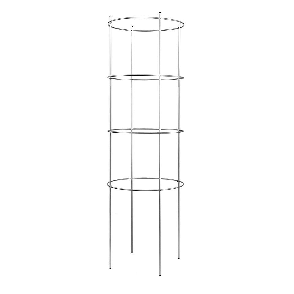 Опора для растений кольцевая шпалера на четыре кольца 1600х500х500 мм (КОШ-D13/D8-1600*500/4)