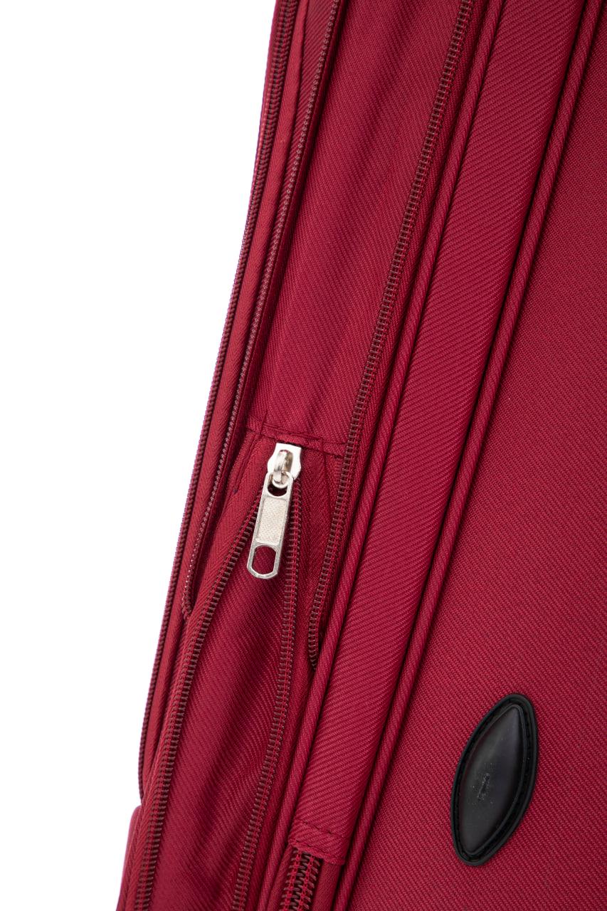 Валізи тканинні Bonro Tourist велика/середня 2 шт. Вишневий (5654) - фото 8 Валізи тканинні Bonro Tourist велика/середня 2 шт. Вишневий (5654) - фото 8
