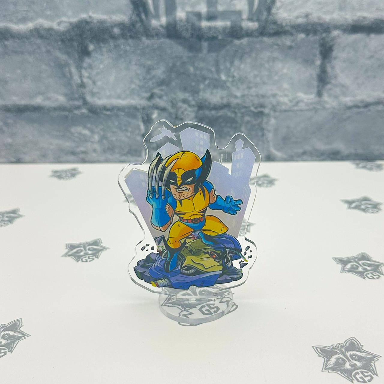 Фигурка коллекционная акриловая Chibi Росомаха 10 см (2379300903)