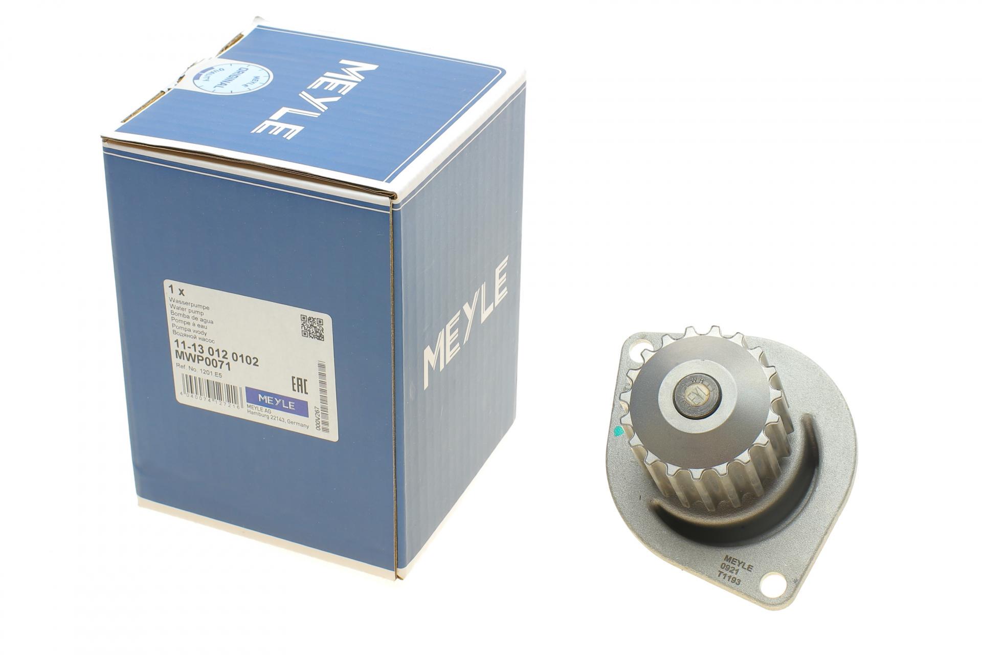 Водяная помпа Meyle Citroen Berlingo/C2/C3/C4/Peugeot 106/206/207/307/308/Partner 1.6 96- 19z (11-13 012 0102)