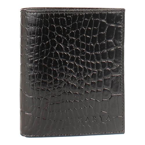 Портмоне мужское из натуральной кожи Karya 1000-53 Черный (2450381504)