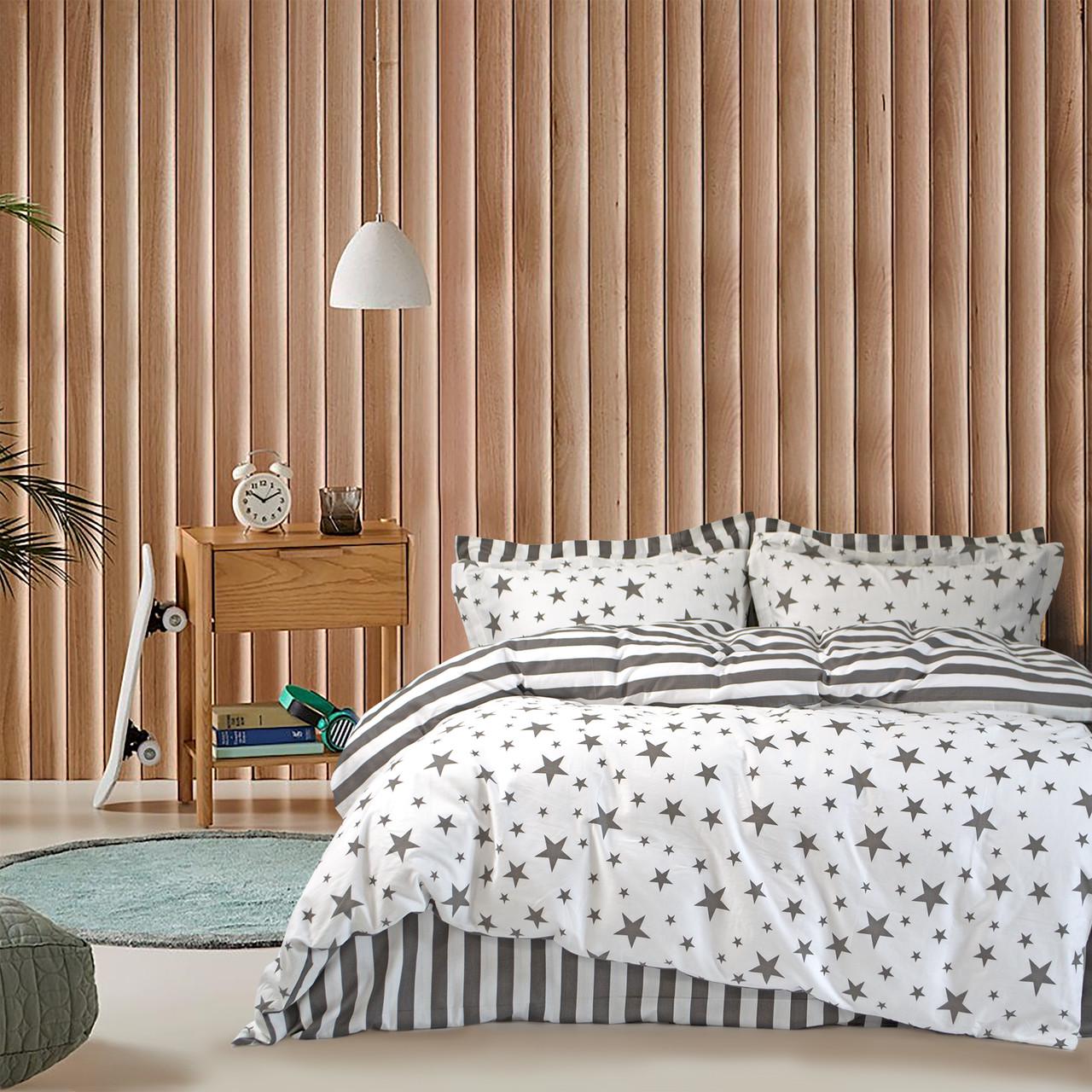 Постельное белье Lotus Home One stars сатин евро (svt-2000022307574)