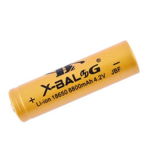 Аккумулятор Li-Ion Bailong 18650 8800 mAh 4.2V Gold 5 шт.