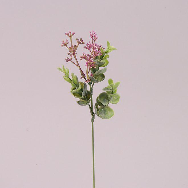 Веточка декоративная Flora с розовым цветом 10 шт. (72065)