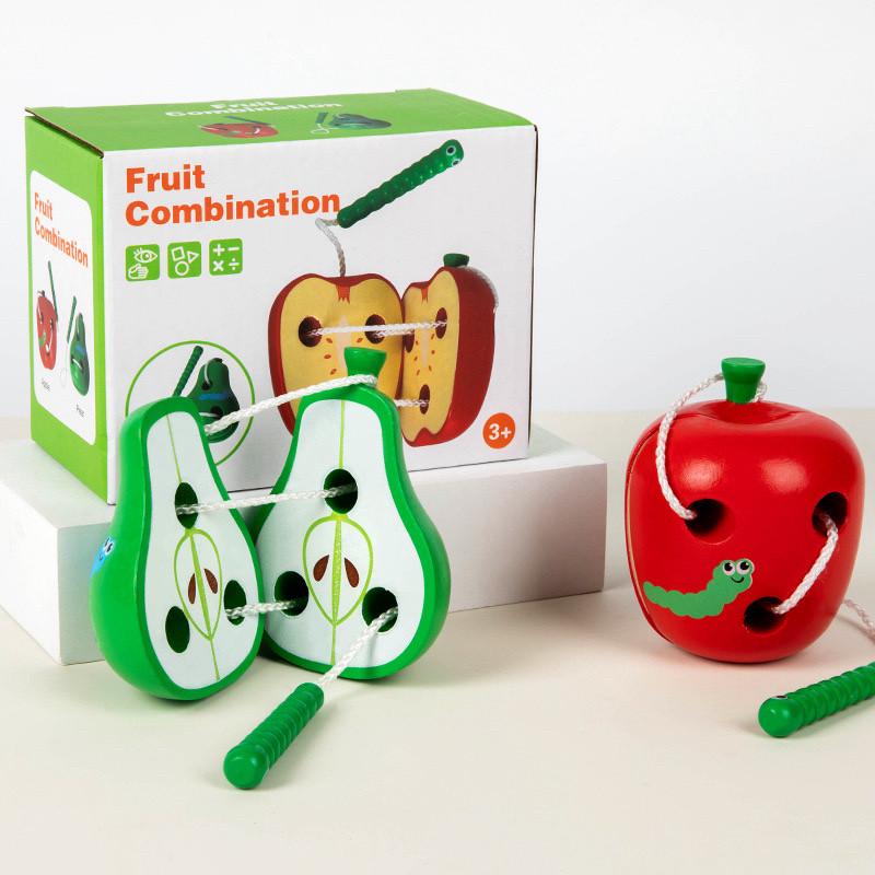 Игрушка-шнуровка деревянная для развития рук и логики (2749471161)