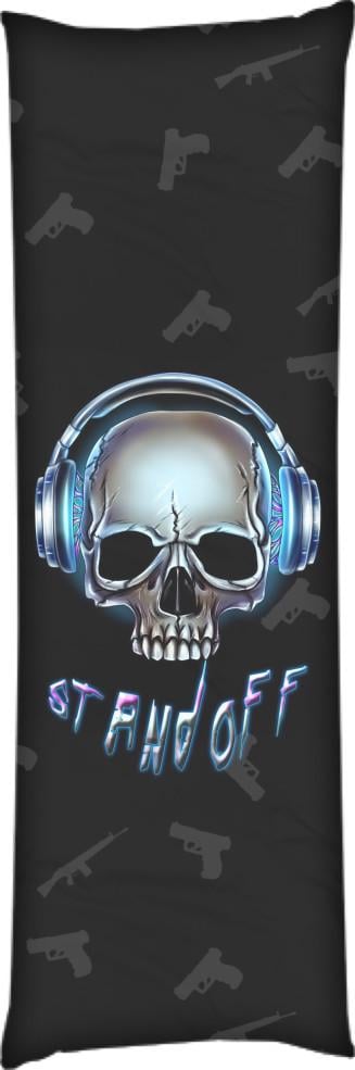 Подушка дакімакура Standoff 2 Scull Art 50x150 см (13533974)
