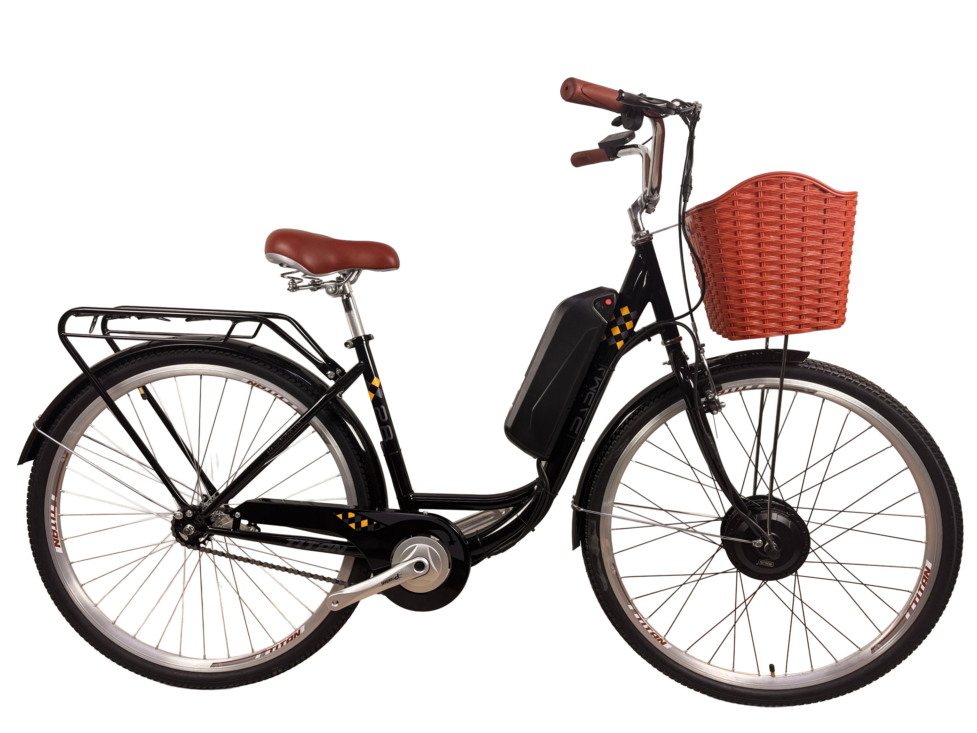Электровелосипед Titan Parma 28" 18" 500 W/48 V/13 Ah Черный