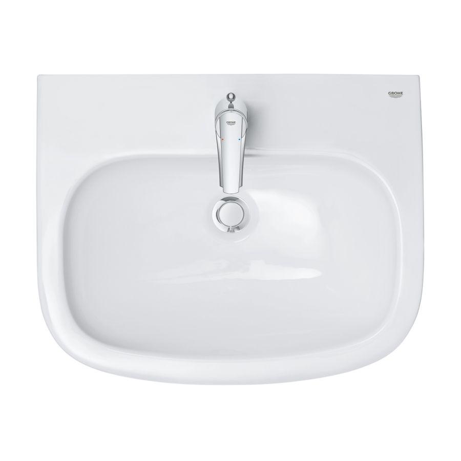 Умывальник подвесной Grohe Euro Ceramic 60 см Белый (39335000) - фото 5