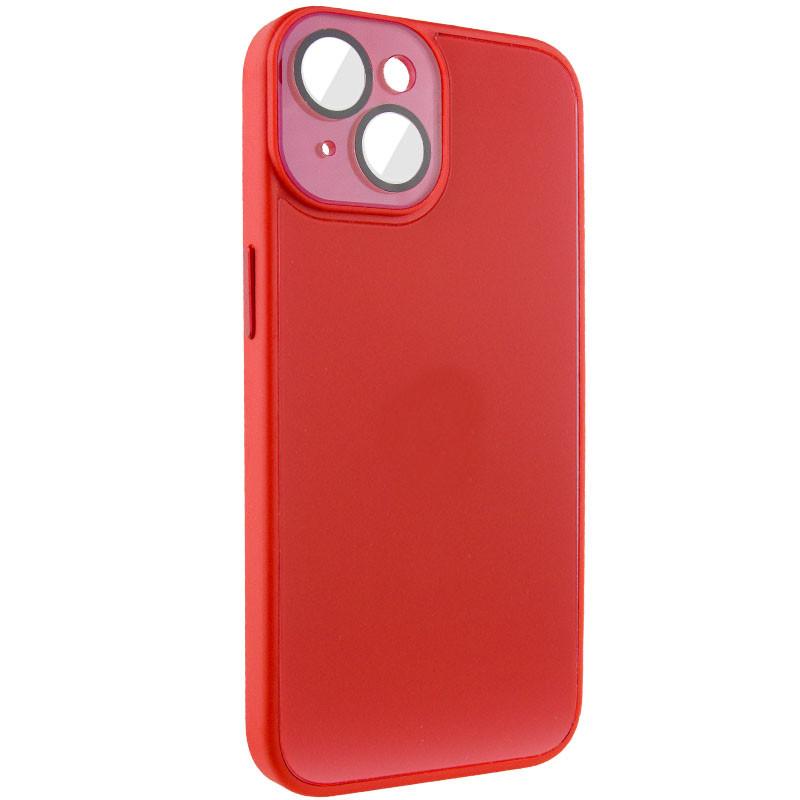 Противоударный Чехол TPU+Glass Sapphire Midnight для Apple iPhone 14 (6.1") Красный / Red - фото 2