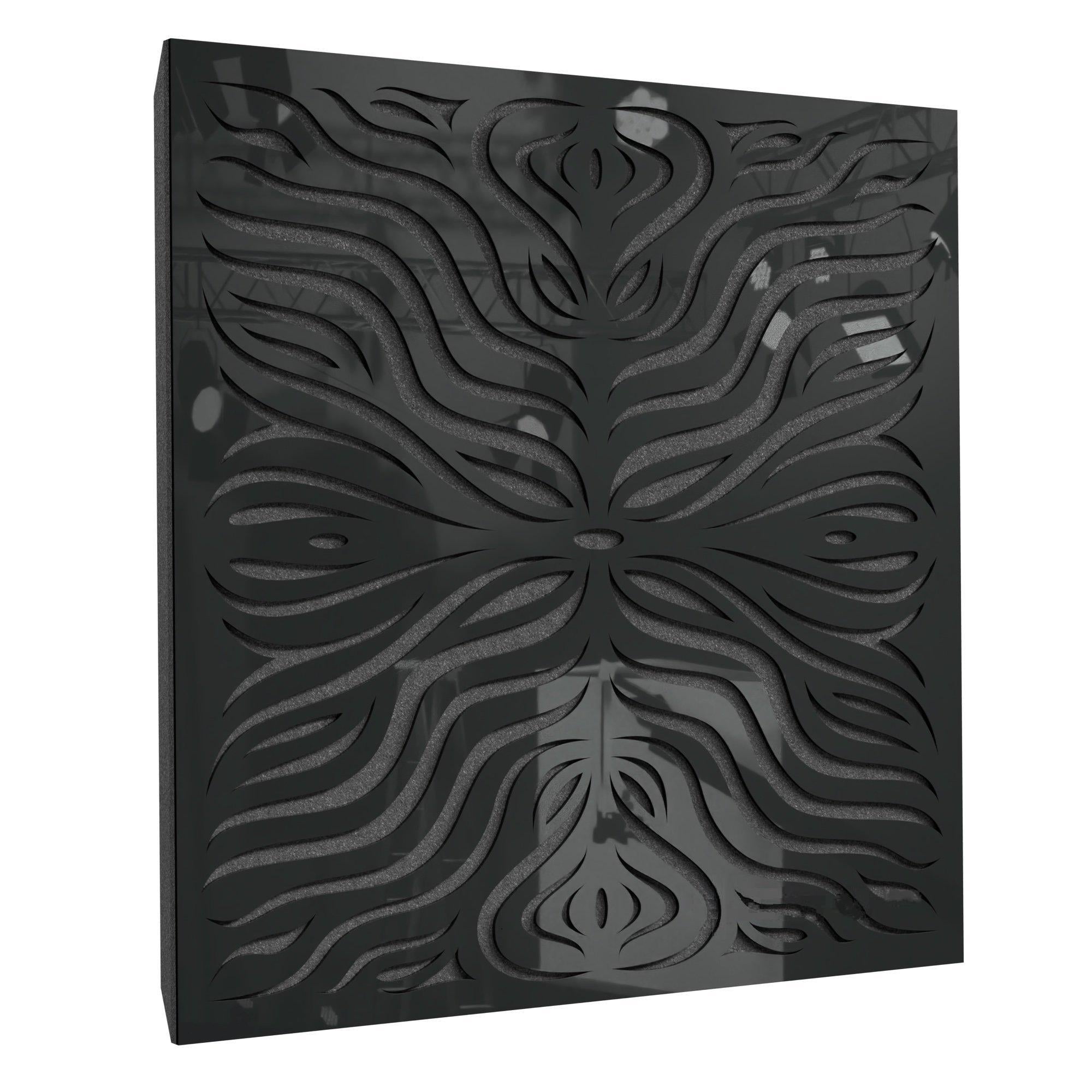 Акустическая панель Ecosound Chimera F Plastic 50х50 см 33 мм Черный (1124)