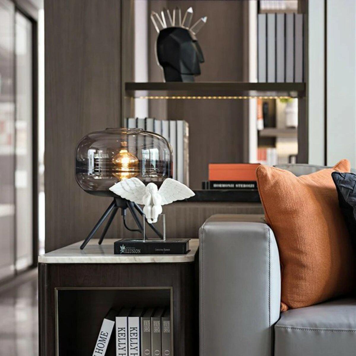 Настольная лампа декоративная Sirius WH-MBT-17 GREY (40882) - фото 6