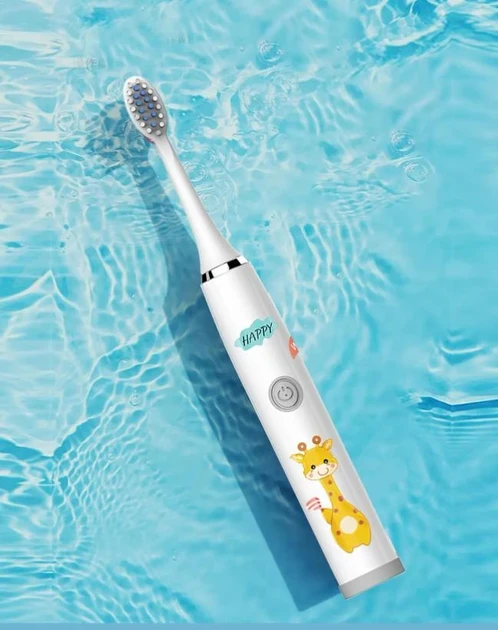 Зубная щетка Электрическая Жираф 8 насадок Белый (332) - фото 3 Зубная щетка Электрическая Жираф 8 насадок Белый (332) - фото 3