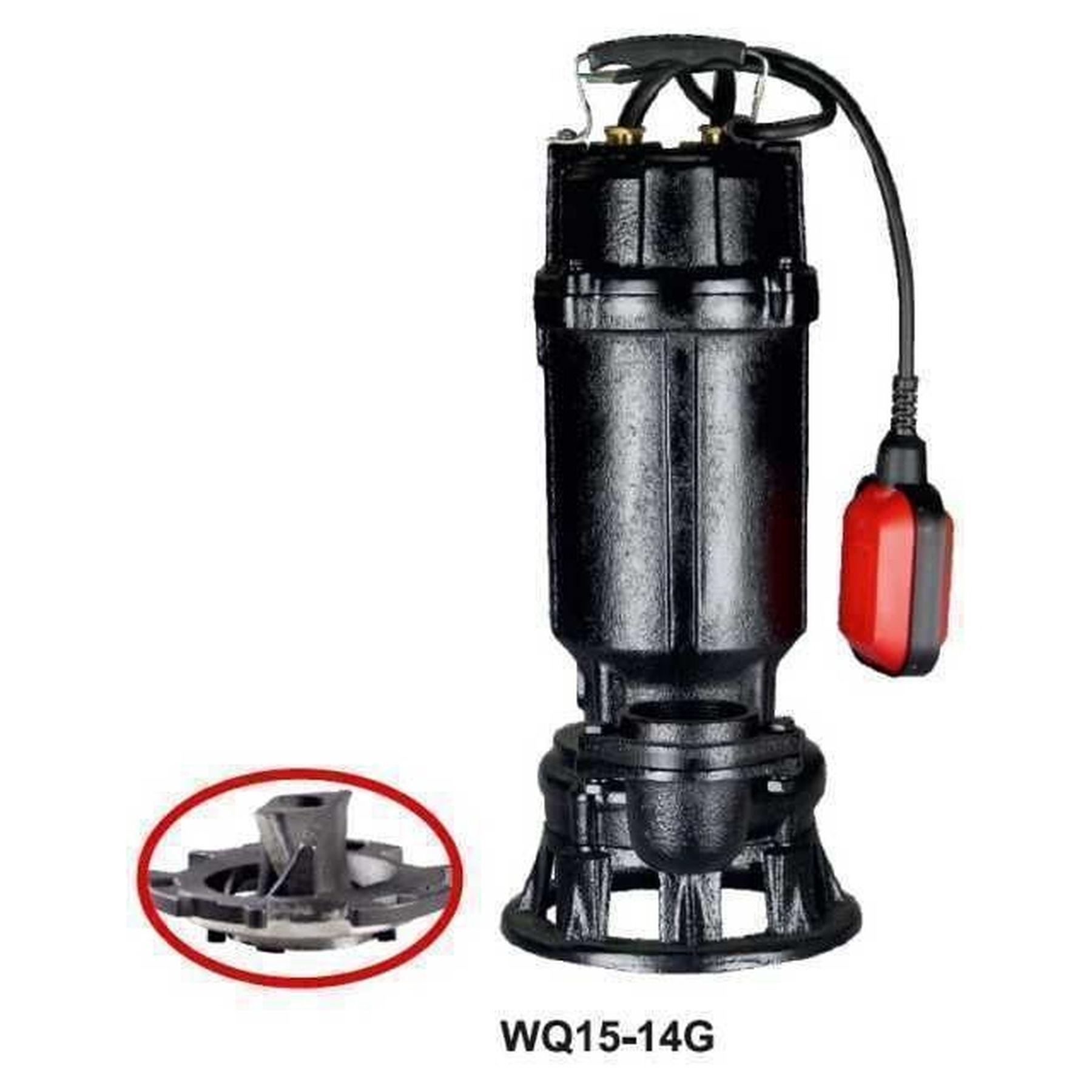 Фекальний насос VOLKS pumpe WQ15-14G з ріжучим механізмом 1,5 кВт (000013626) - фото 3 Фекальний насос VOLKS pumpe WQ15-14G з ріжучим механізмом 1,5 кВт (000013626) - фото 3