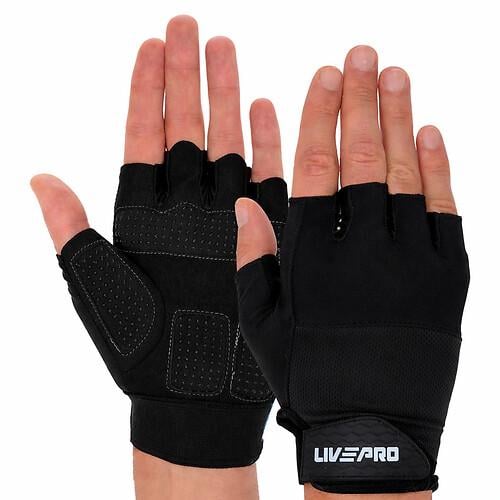 Перчатки для фитнеса LiveUp LP8260 L Черный (35942088)