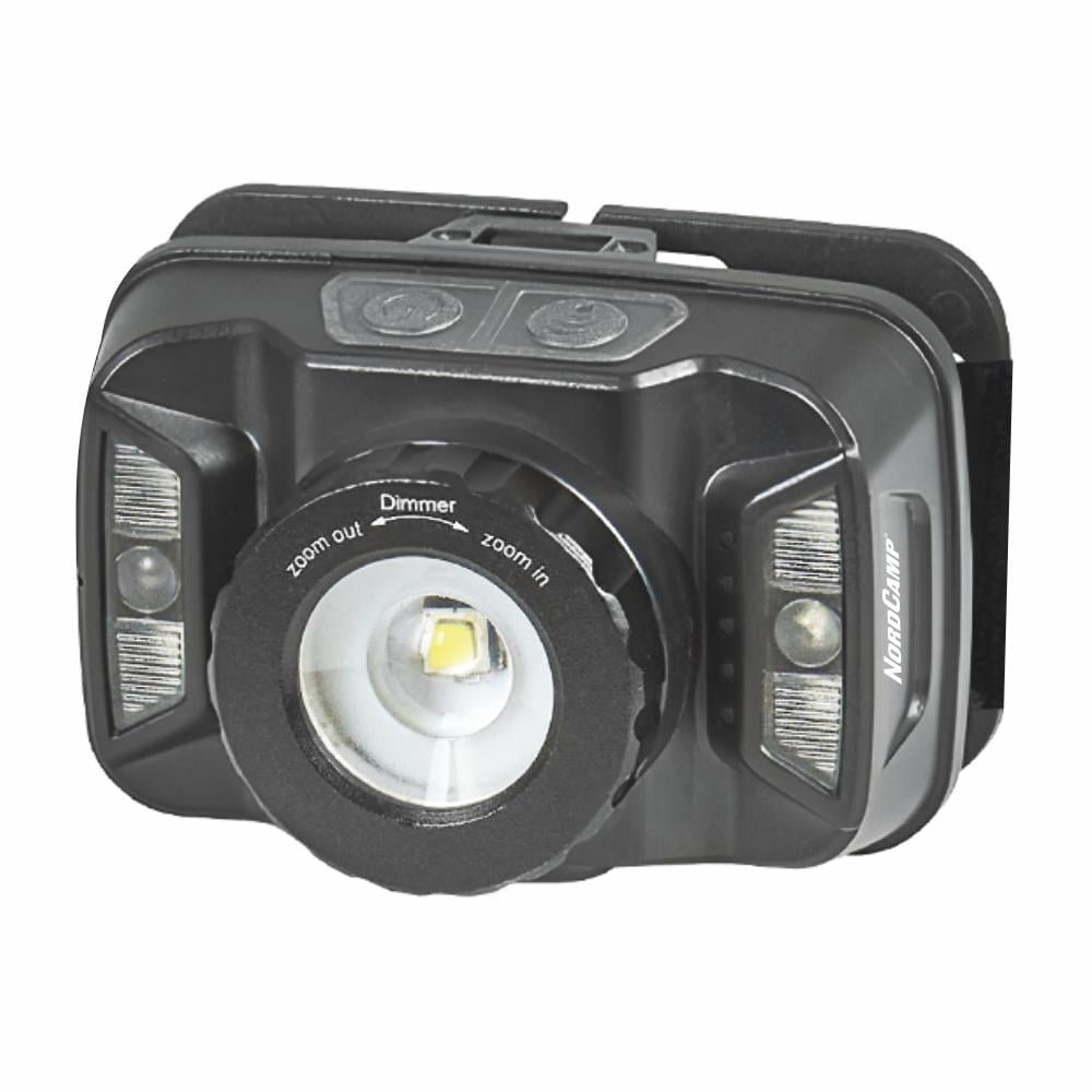 Фонарь налобный Nord Camp 260Lm 5W CREE XTE 1800 mAh Zoom с сенсором Белый/Красный (NC30800)