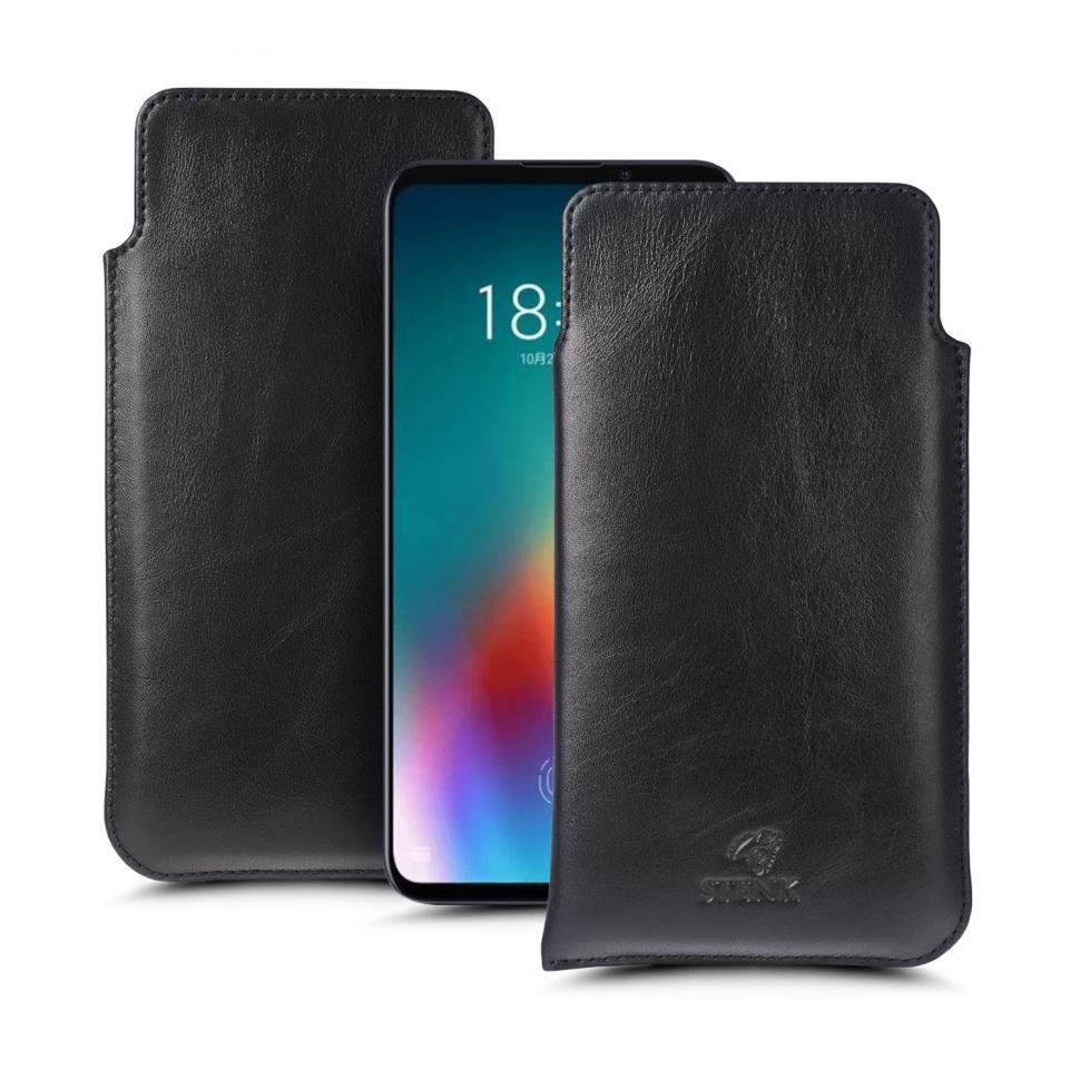 Футляр Stenk Elegance для Meizu 16T Черный (65890)